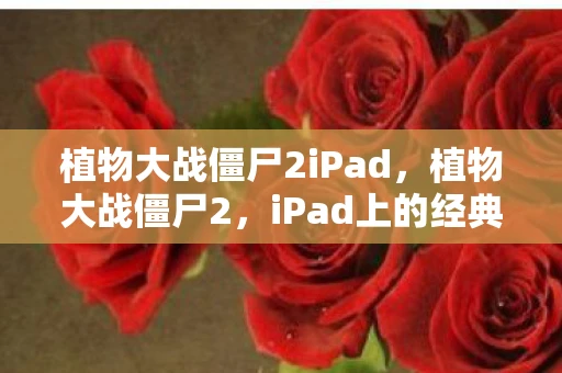 植物大战僵尸2iPad，植物大战僵尸2，iPad上的经典塔防游戏