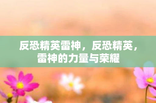 反恐精英雷神，反恐精英，雷神的力量与荣耀