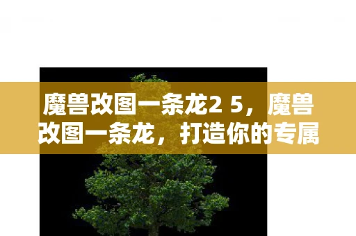 魔兽改图一条龙2 5，魔兽改图一条龙，打造你的专属游戏世界