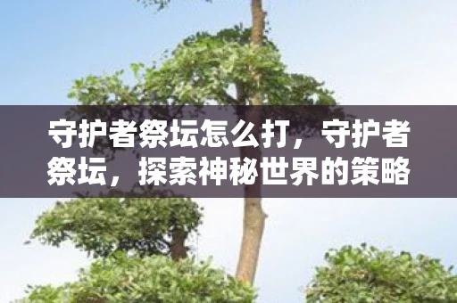 守护者祭坛怎么打,守护者祭坛,探索神秘世界的策略游戏指南 守护者祭坛怎么打,守护者祭坛,探索神秘世界的策略游戏指南