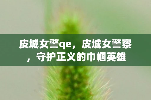 皮城女警qe,皮城女警察,守护正义的巾帼英雄 皮城女警qe,皮城女警察,守护正义的巾帼英雄