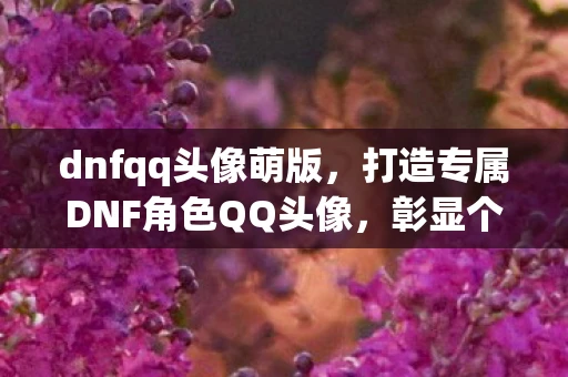 dnfqq头像萌版,打造专属DNF角色QQ头像,彰显个性与实力 dnfqq头像萌版,打造专属DNF角色QQ头像,彰显个性与实力