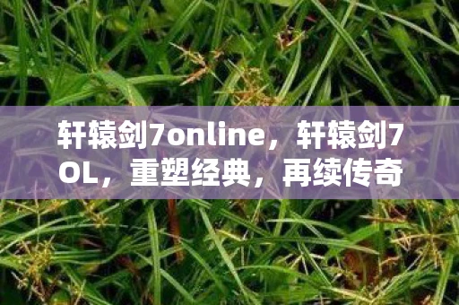 轩辕剑7online，轩辕剑7OL，重塑经典，再续传奇