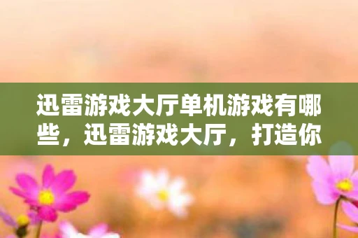 迅雷游戏大厅单机游戏有哪些，迅雷游戏大厅，打造你的私人单机游戏宝库