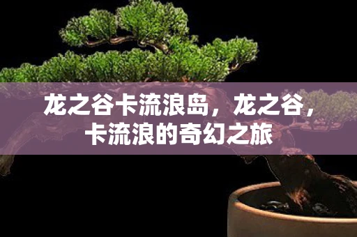 龙之谷卡流浪岛，龙之谷，卡流浪的奇幻之旅