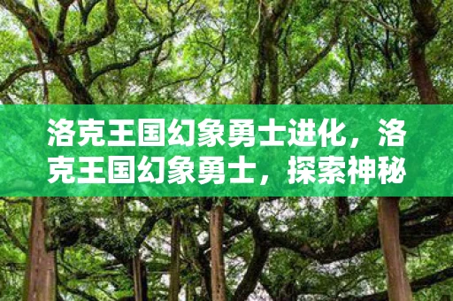 洛克王国幻象勇士进化，洛克王国幻象勇士，探索神秘世界的奇幻之旅