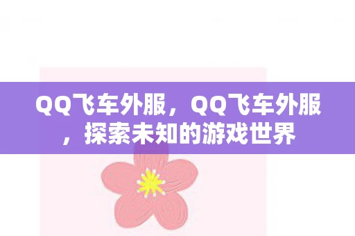 QQ飞车外服，QQ飞车外服，探索未知的游戏世界