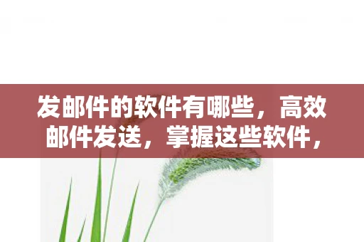 发邮件的软件有哪些,高效邮件发送,掌握这些软件,让工作事半功倍 发邮件的软件有哪些,高效邮件发送,掌握这些软件,让工作事半功倍