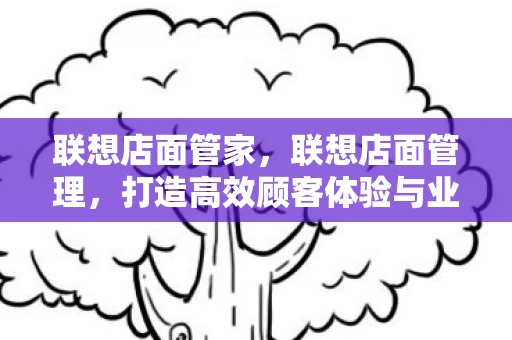 联想店面管家,联想店面管理,打造高效顾客体验与业绩增长 联想店面管家,联想店面管理,打造高效顾客体验与业绩增长