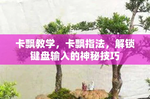 卡飘教学,卡飘指法,解锁键盘输入的神秘技巧 卡飘教学,卡飘指法,解锁键盘输入的神秘技巧