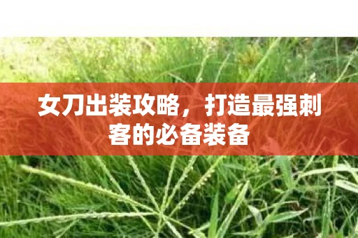 女刀出装攻略，打造最强刺客的必备装备