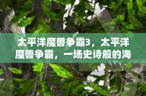 太平洋魔兽争霸3,太平洋魔兽争霸,一场史诗般的海洋战役 太平洋魔兽争霸3,太平洋魔兽争霸,一场史诗般的海洋战役
