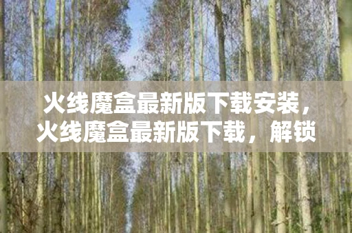 火线魔盒最新版下载安装，火线魔盒最新版下载，解锁游戏新体验，畅享无限乐趣