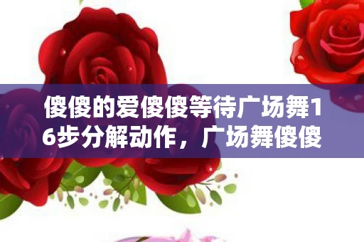 傻傻的爱傻傻等待广场舞16步分解动作，广场舞傻傻的爱，傻傻等待分解动作教学