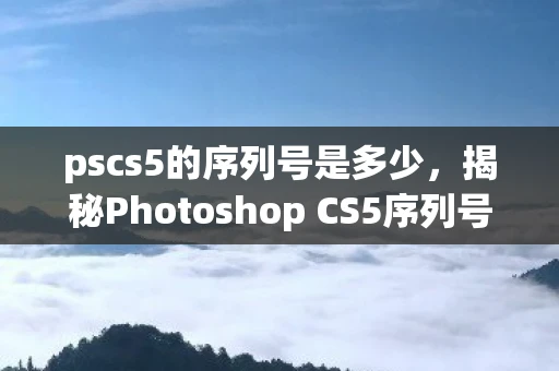 pscs5的序列号是多少，揭秘Photoshop CS5序列号，合法使用与版权保护的重要性