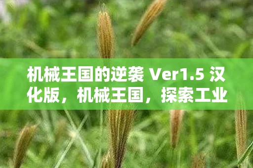 机械王国的逆袭 Ver1.5 汉化版，机械王国，探索工业时代的奇迹