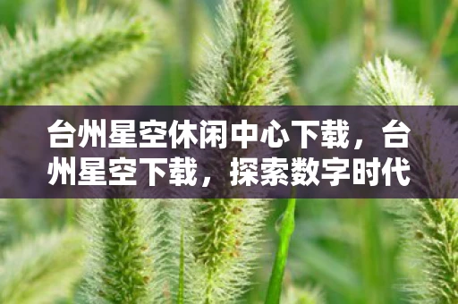 台州星空休闲中心下载,台州星空下载,探索数字时代的无限可能 台州星空休闲中心下载,台州星空下载,探索数字时代的无限可能