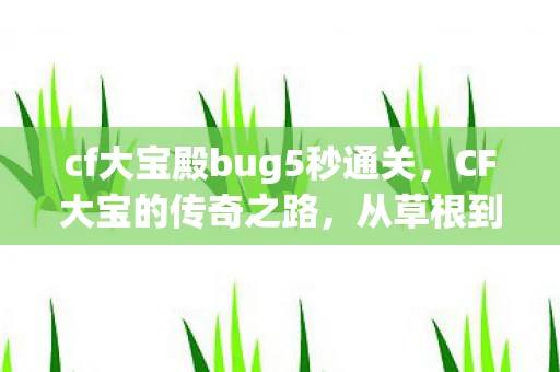 cf大宝殿bug5秒通关,CF大宝的传奇之路,从草根到电竞巨星的蜕变 cf大宝殿bug5秒通关,CF大宝的传奇之路,从草根到电竞巨星的蜕变