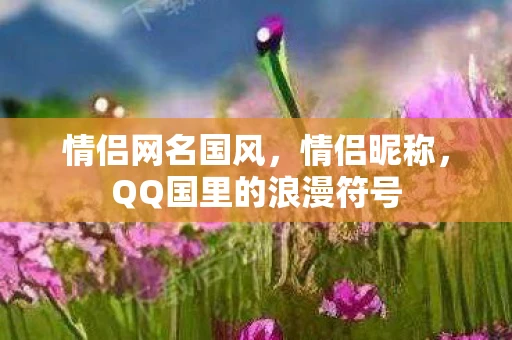 情侣网名国风，情侣昵称，QQ国里的浪漫符号