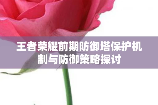 王者荣耀前期防御塔保护机制与防御策略探讨图片