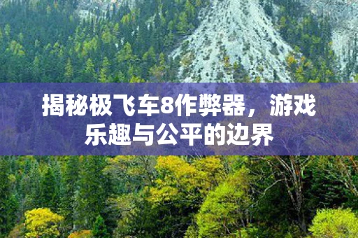 揭秘极飞车8作弊器,游戏乐趣与公平的边界 揭秘极飞车8作弊器,游戏乐趣与公平的边界