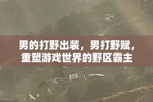 男的打野出装，男打野赋，重塑游戏世界的野区霸主