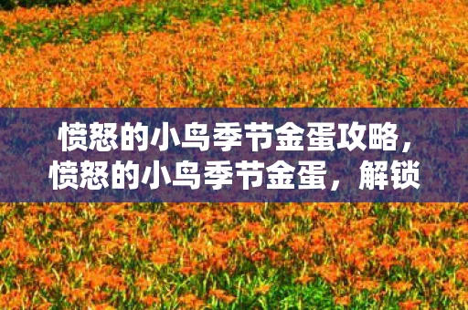 愤怒的小鸟季节金蛋攻略，愤怒的小鸟季节金蛋，解锁隐藏乐趣的指南