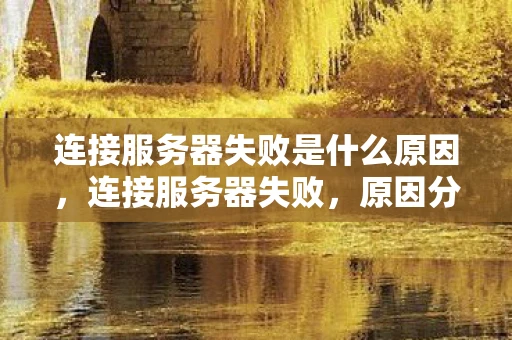 连接服务器失败是什么原因，连接服务器失败，原因分析与解决策略