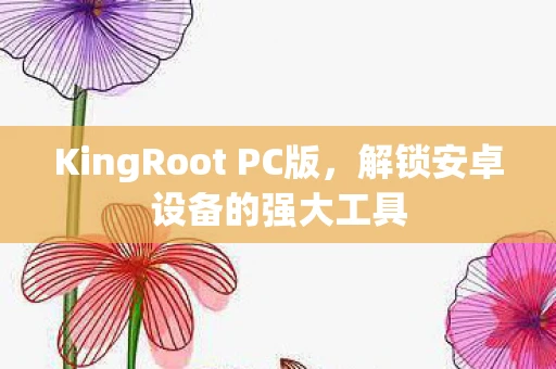 KingRoot PC版，解锁安卓设备的强大工具