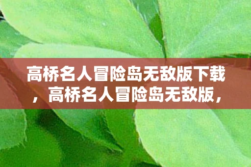 高桥名人冒险岛无敌版下载,高桥名人冒险岛无敌版,经典游戏的新篇章 高桥名人冒险岛无敌版下载,高桥名人冒险岛无敌版,经典游戏的新篇章