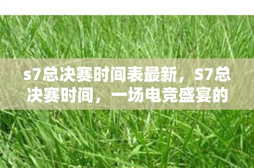 s7总决赛时间表最新,S7总决赛时间,一场电竞盛宴的倒计时 s7总决赛时间表最新,S7总决赛时间,一场电竞盛宴的倒计时