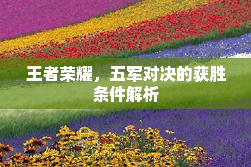 五军对决的获胜条件解析图片
