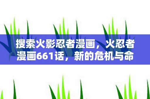 搜索火影忍者漫画，火忍者漫画661话，新的危机与命运的交织