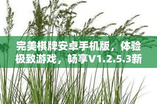 完美棋牌安卓手机版图片