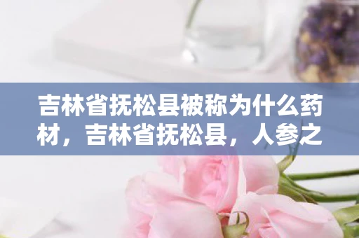 吉林省抚松县被称为什么药材，吉林省抚松县，人参之乡的传奇故事