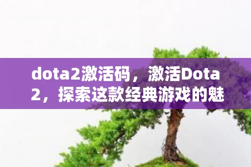 dota2激活码，激活Dota 2，探索这款经典游戏的魅力
