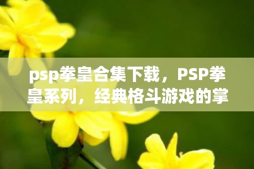 psp拳皇合集下载,PSP拳皇系列,经典格斗游戏的掌上再现 psp拳皇合集下载,PSP拳皇系列,经典格斗游戏的掌上再现