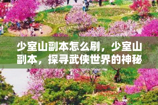 少室山副本怎么刷,少室山副本,探寻武侠世界的神秘之地 少室山副本怎么刷,少室山副本,探寻武侠世界的神秘之地