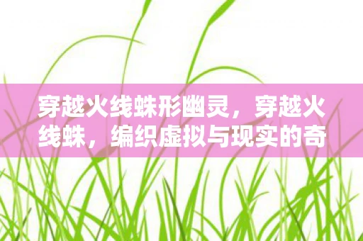 穿越火线蛛形幽灵，穿越火线蛛，编织虚拟与现实的奇幻之旅