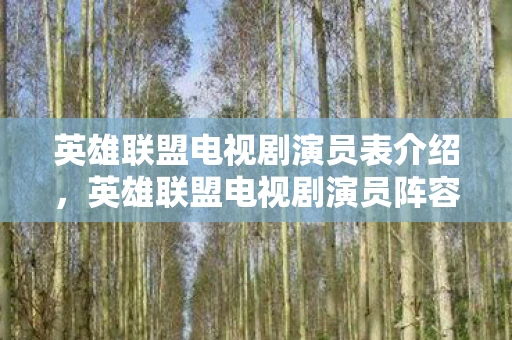 英雄联盟电视剧演员表介绍,英雄联盟电视剧演员阵容曝光,谁将成为你的新英雄? 英雄联盟电视剧演员表介绍,英雄联盟电视剧演员阵容曝光,谁将成为你的新英雄?