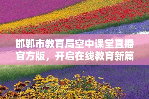 邯郸市教育局空中课堂直播官方版图片