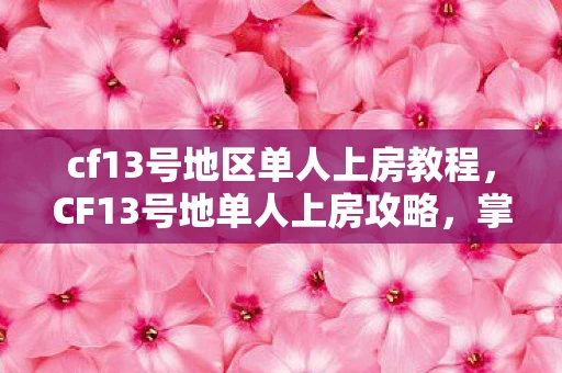 cf13号地区单人上房教程，CF13号地单人上房攻略，掌握技巧，轻松登顶
