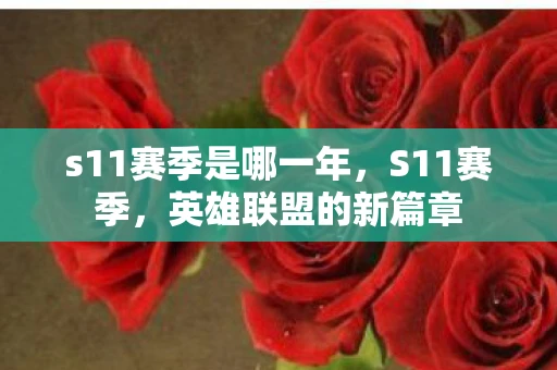 s11赛季是哪一年,S11赛季,英雄联盟的新篇章 s11赛季是哪一年,S11赛季,英雄联盟的新篇章