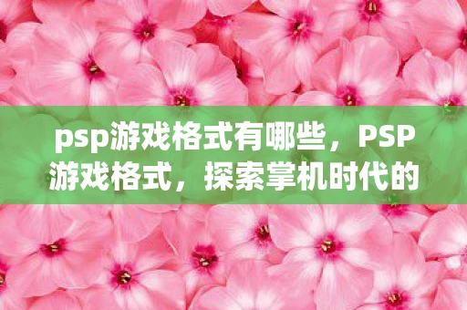 psp游戏格式有哪些，PSP游戏格式，探索掌机时代的经典