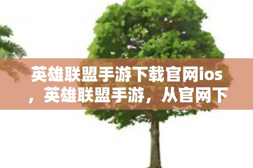 英雄联盟手游下载官网ios，英雄联盟手游，从官网下载，开启你的竞技之旅