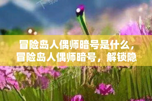 冒险岛人偶师暗号是什么，冒险岛人偶师暗号，解锁隐藏剧情的钥匙