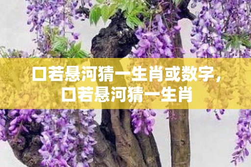 口若悬河猜一生肖或数字，口若悬河猜一生肖