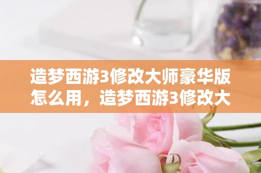 造梦西游3修改大师豪华版怎么用，造梦西游3修改大师豪华版，解锁无限可能的冒险之旅