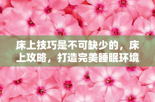 床上技巧是不可缺少的，床上攻略，打造完美睡眠环境，提升睡眠质量
