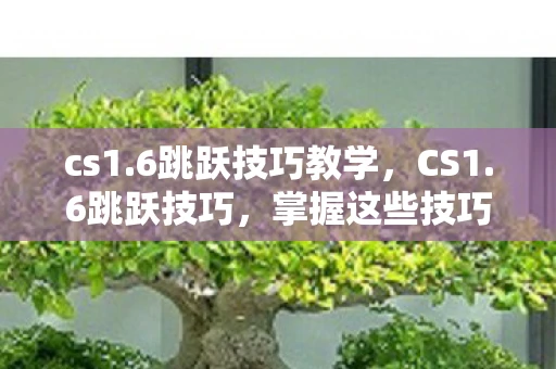 cs1.6跳跃技巧教学，CS1.6跳跃技巧，掌握这些技巧，让你在战场上跃上新的高度